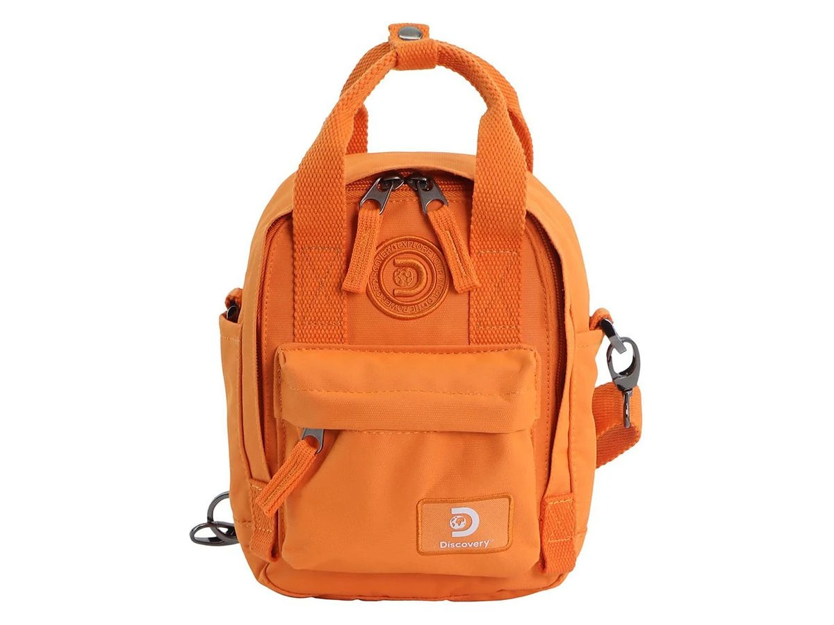 Merkloos Discovery Cave Schoudertas - Orange 3 Merkloos Discovery Cave Schoudertas - Orange