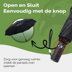 Travelhawk Stormparaplu Opvouwbaar -Kampeerartikelen Korting 66cee025099a54.31667801