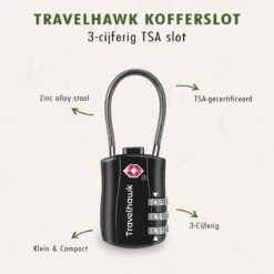 Travelhawk Kofferslot 2 Stuks 12 Travelhawk Kofferslot 2 Stuks -Kampeerartikelen Korting 66cee0300b5b66.88329960