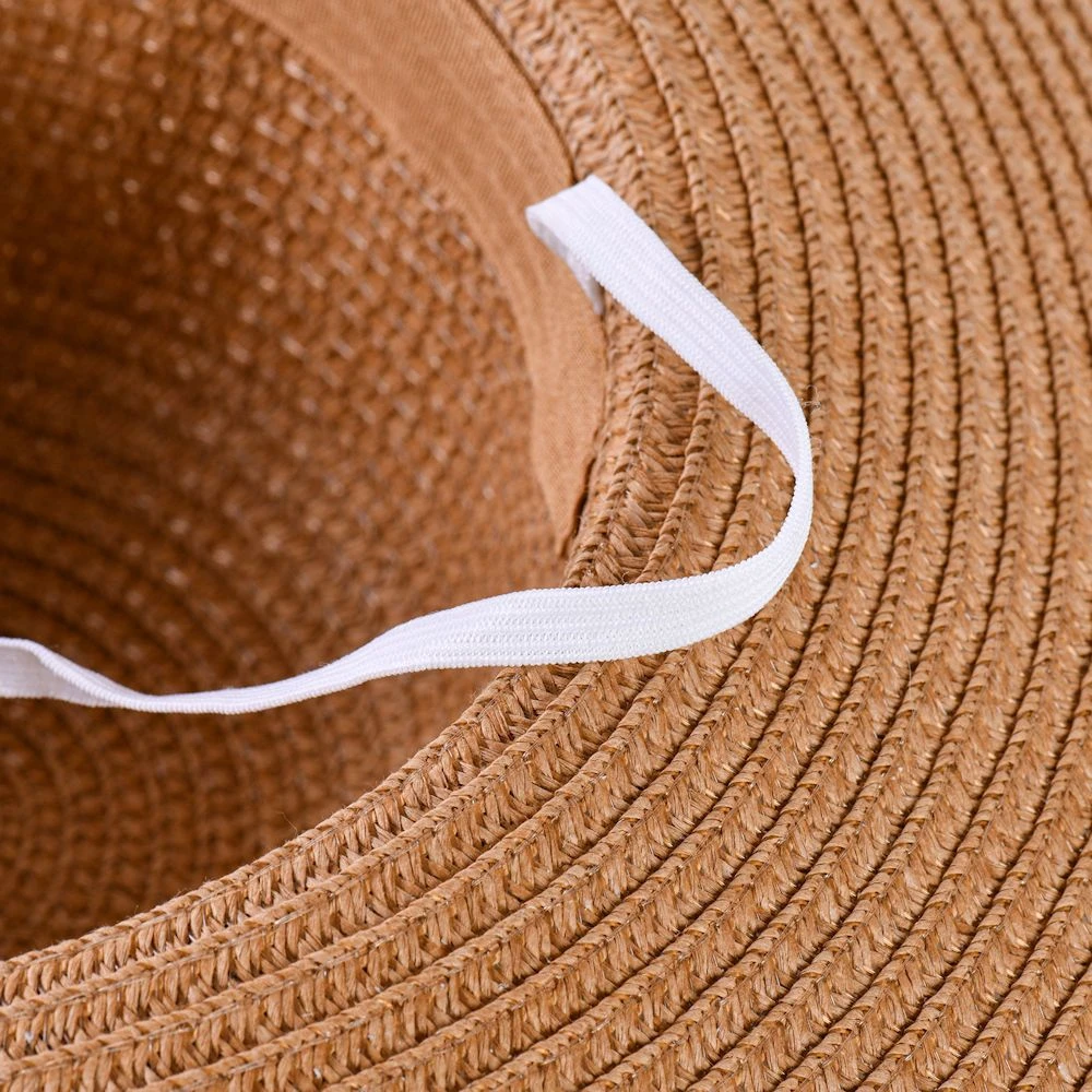 Decopatent Zonnehoed Dames - Bruin UV Strandhoed 6 Decopatent Zonnehoed Dames - Bruin UV Strandhoed - Afbeelding 4