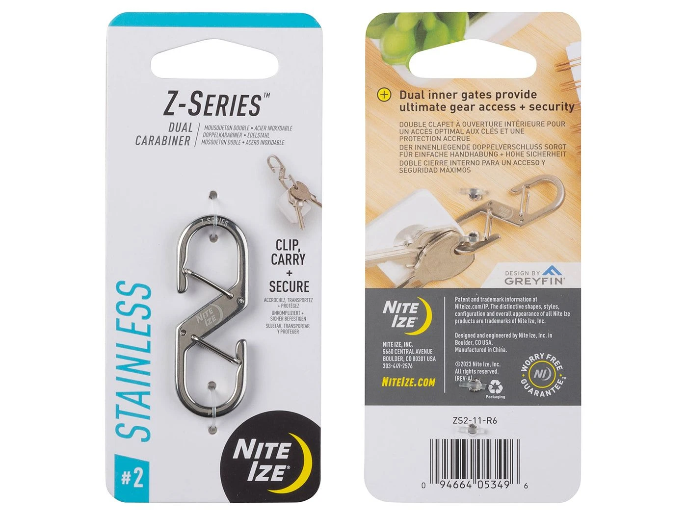Nite Ize Z-Series Karabijnhaak #2 4 Nite Ize Z-Series Karabijnhaak #2 - Afbeelding 2