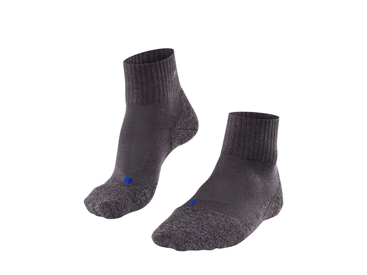 Falke TK2 Explore Cool Short Heren Wandelsokken - Asphalt 3 Falke TK2 Explore Cool Short Heren Wandelsokken - Asphalt