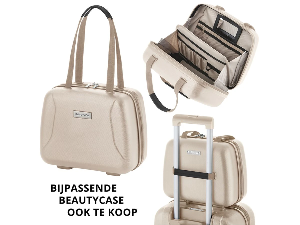 CarryOn Skyhopper 3-delige TSA Kofferset - Champagne 8 CarryOn Skyhopper 3-delige TSA Kofferset - Champagne - Afbeelding 6