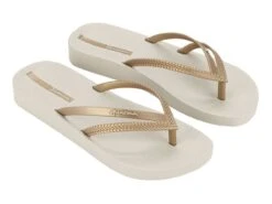 Ipanema Anatomic Bossa Soft Dames Slippers - Beige/Gold
