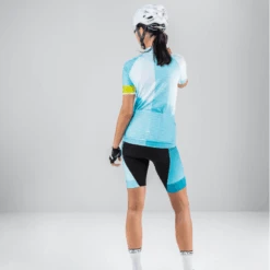 Löffler FZ Hotbond RF Blauw Dames Wielrenshirt -Kampeerartikelen Korting 69ece19cda3ab28f