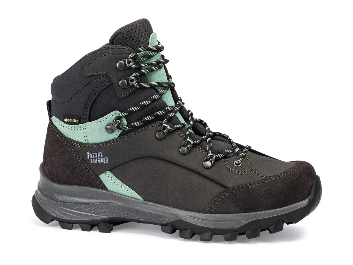 Hanwag Alta Bunion II GTX Asphalt/Mint Dames Wandelschoenen 3 Hanwag Alta Bunion II GTX Asphalt/Mint Dames Wandelschoenen