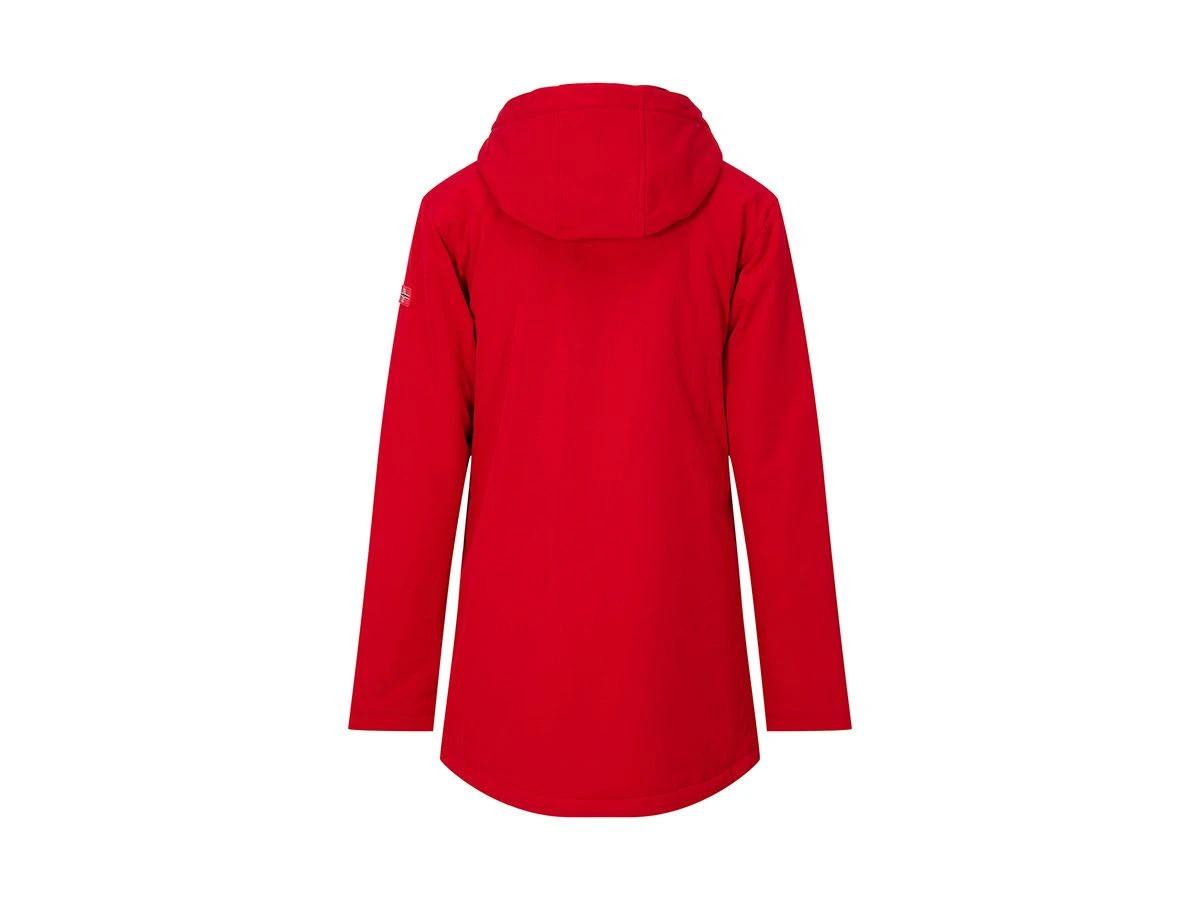 Nordberg Olla Dames Gevoerde Softshell Jas - Red 4 Nordberg Olla Dames Gevoerde Softshell Jas - Red - Afbeelding 2