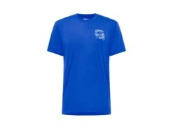 Jack Wolfskin Vonnan Graphic Heren Shirt - Vibrant Blue