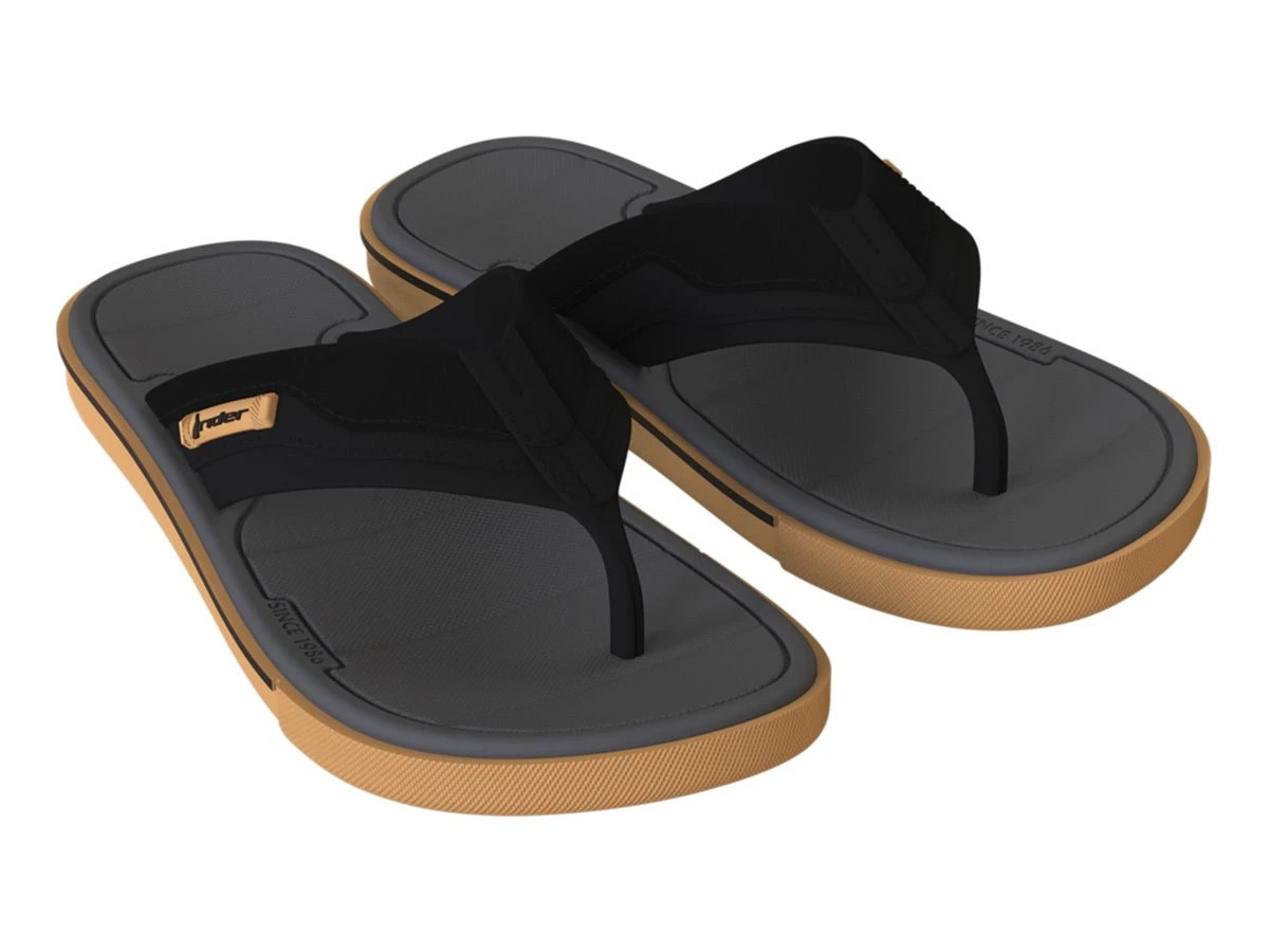 Rider Spin Heren Slippers - Black/Grey 3 Rider Spin Heren Slippers - Black/Grey