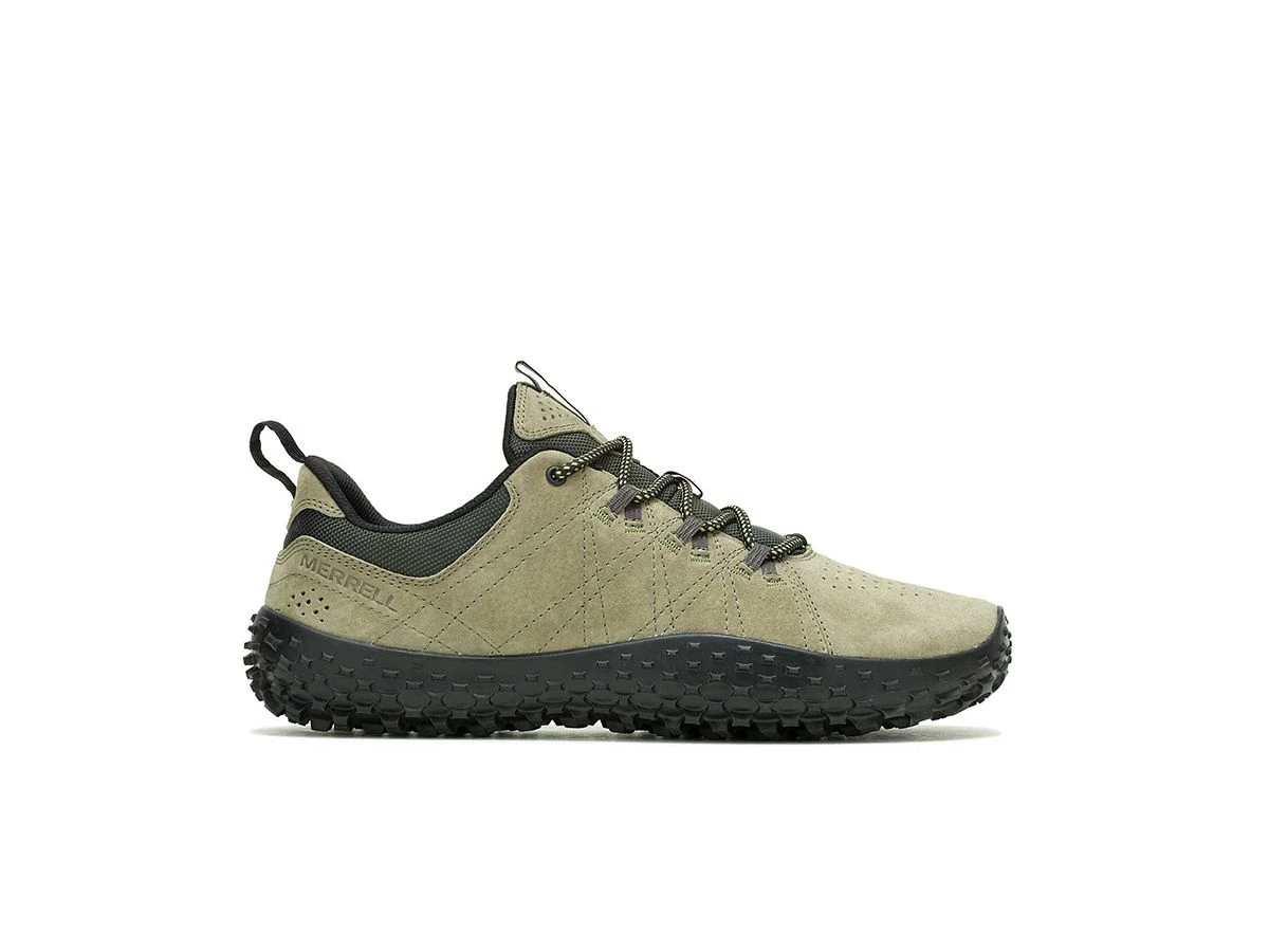 Merrell Wrapt Barefoot Heren Wandelschoenen - Olive/Black 3 Merrell Wrapt Barefoot Heren Wandelschoenen - Olive/Black
