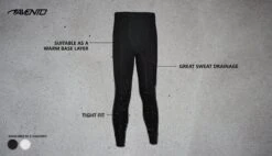 Avento Heren Thermobroek - Wit -Kampeerartikelen Korting 7842b6509815d0a4