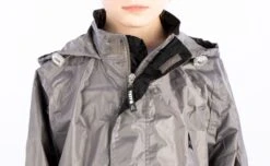 Ralka Kinder Regenpak - Grijs/Zwart -Kampeerartikelen Korting 78b8c61ed325ec57