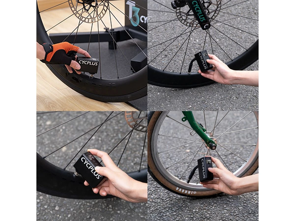 Cycplus AS2 Pro Elektrische Fietspomp Mini 6 Cycplus AS2 Pro Elektrische Fietspomp Mini - Afbeelding 4