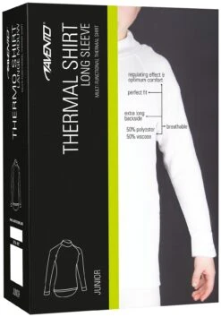 Avento Thermoshirt Lange Mouw Junior - Wit -Kampeerartikelen Korting 85217944239ee1f7