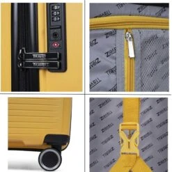 TravelZ Swinger 78 Cm Koffer - Yellow -Kampeerartikelen Korting 85b3bcf5a0c67302