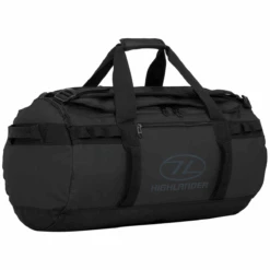 Merkloos Highlander Storm Kitbag 45 Zwarte Sporttas