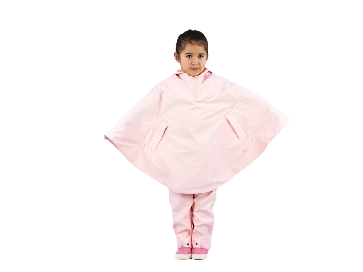 Ralka Sparkle Kinder Regenponcho - Licht Roze/Wit 7 Ralka Sparkle Kinder Regenponcho - Licht Roze/Wit - Afbeelding 5