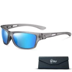 Hikr Gepolariseerde Zonnebril - Blue -Kampeerartikelen Korting 95a6a136c774e530