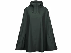 Ralka Sizzle Regenponcho Senior - Donkergroen/Zwart