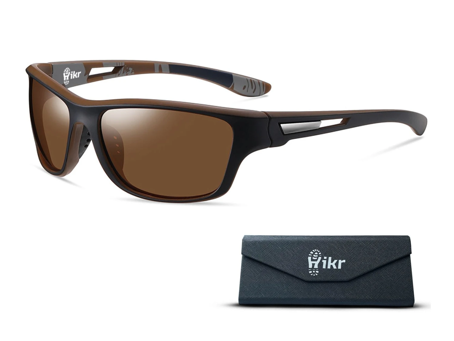 Hikr Gepolariseerde Zonnebril - Brown 3 Hikr Gepolariseerde Zonnebril - Brown