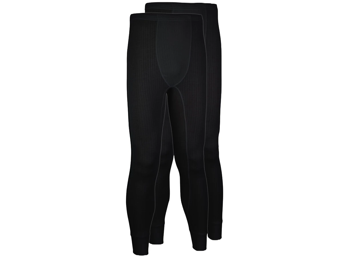 Avento Heren Thermobroek 2-pack - Zwart 3 Avento Heren Thermobroek 2-pack - Zwart