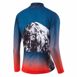 Löffler Scarp Blauw Heren Lange Mouwen Wielrenshirt -Kampeerartikelen Korting b79a8b8ff313df71