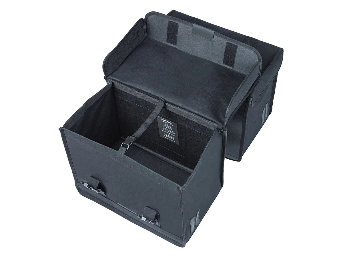 Basil Kavan Eco Classic Dubbele Fietstas 6 Basil Kavan Eco Classic Dubbele Fietstas - Afbeelding 4