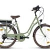 Merkloos Villette Vintage Retro Elektrische Fiets - Green