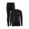 Craft Core Dry Heren Basislaagset - Black -Kampeerartikelen Korting craft core dry heren baselayer black set ecommerce