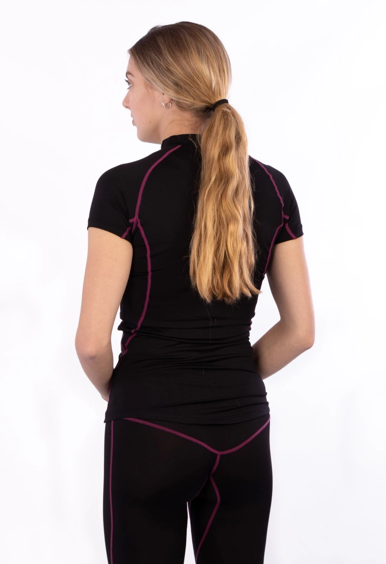 Avento Comfort Korte Mouw Dames Compressieshirt - Zwart 6 Avento Comfort Korte Mouw Dames Compressieshirt - Zwart - Afbeelding 4