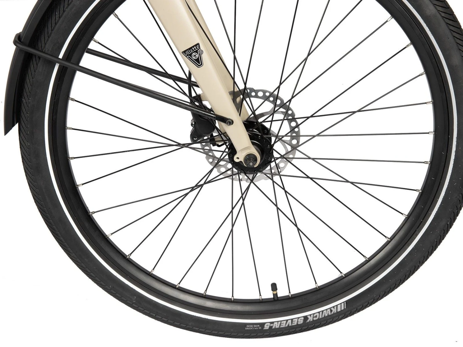 Merkloos Villette Extreme RM 17.5Ah 8sp 27.5 Inch City-ebike - Greige 7 Merkloos Villette Extreme RM 17.5Ah 8sp 27.5 Inch City-ebike - Greige - Afbeelding 5