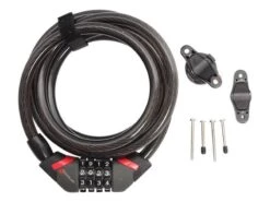 DoubleLock Coil Cable Combo Kabelslot