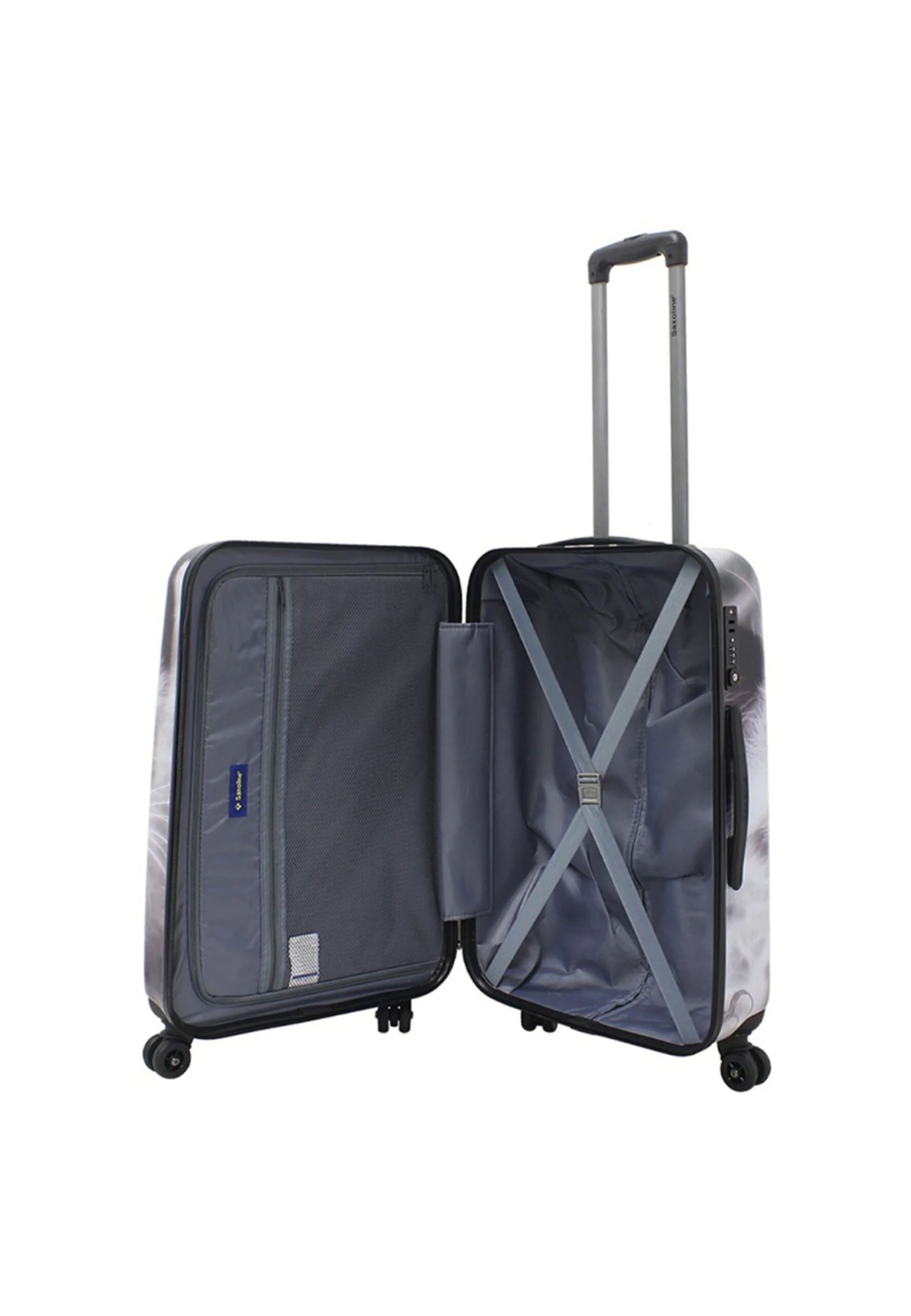 Saxoline White Cat 67 Cm Reiskoffer 7 Saxoline White Cat 67 Cm Reiskoffer - Afbeelding 5