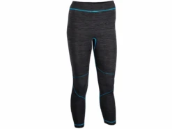 Avento Superior Dames Thermobroek - Zwart/Aqua