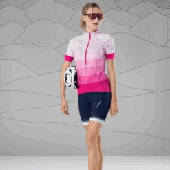 Löffler Atalante Blauwe Dames Fietsbroek -Kampeerartikelen Korting ec6832bfdc2f413e