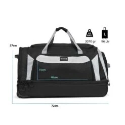 TravelZ 96 Liter Wieltas - Black 13 TravelZ 96 Liter Wieltas - Black -Kampeerartikelen Korting eef97dfa755fd884