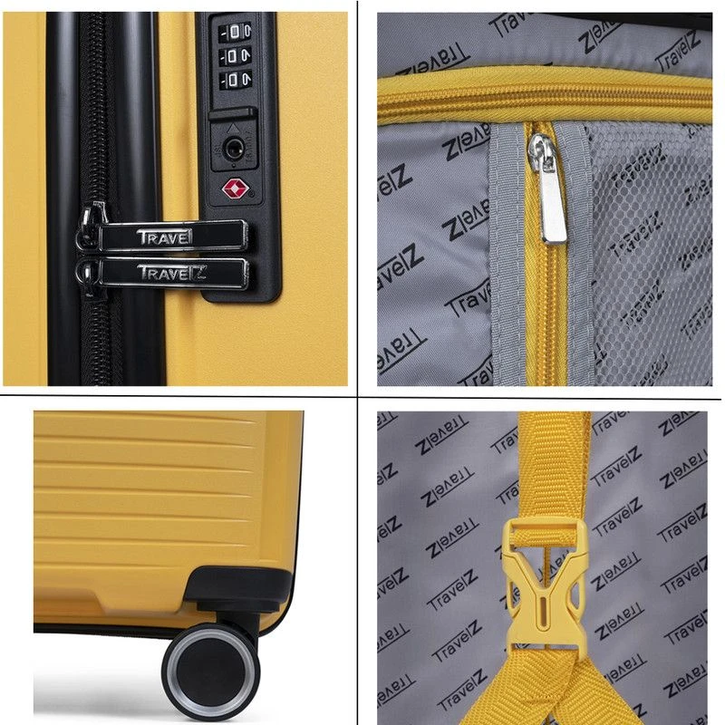 TravelZ Swinger 55 Cm Handbagage Koffer - Yellow 7 TravelZ Swinger 55 Cm Handbagage Koffer - Yellow - Afbeelding 5
