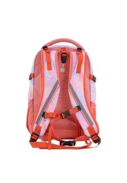 2be School Backpack Rugzak Koraal Roze -Kampeerartikelen Korting f54b59d90d093829