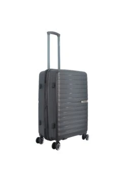 Saxoline Blue Resort 65 Cm Reiskoffer - Anthracite -Kampeerartikelen Korting f62a3fc1d4f17daa