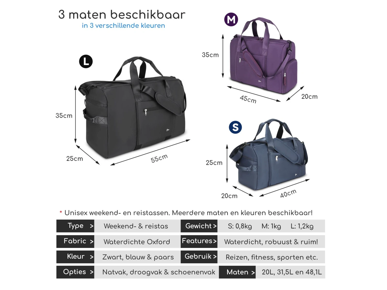 Hikr 55 X 35 X 25 Reistas - Purple 6 Hikr 55 X 35 X 25 Reistas - Purple - Afbeelding 4