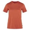 Fjällräven Day Hike SS Rowan Red Dames T-shirt -Kampeerartikelen Korting fjallraven day hike ss rood dames shirt ecommerce 7557 4