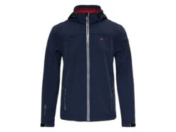 Nordberg Trond Dark Navy Melange Heren Softshell Jas
