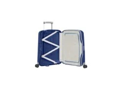 Samsonite S'Cure Spinner 55 Koffer - Dark Blue -Kampeerartikelen Korting samsonite s cure spinner55 darkblue 03 ecommerce